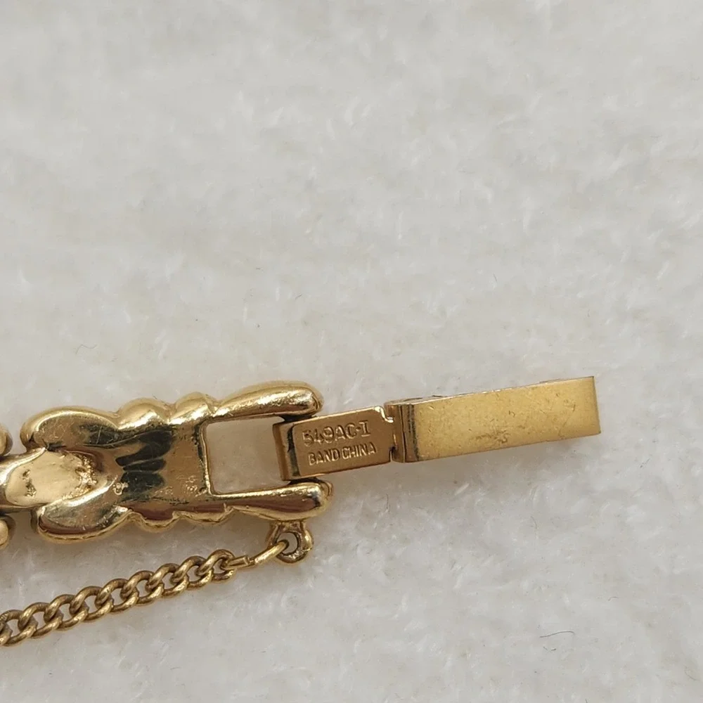 Dainty Pulsar Dress Watch Twisted Link Bracelet Minimalist Old Money READ